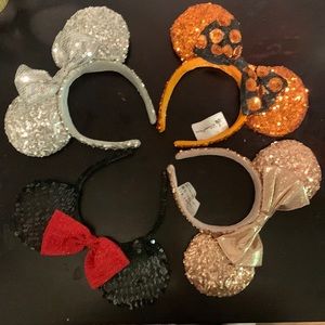 Bundle of four (4) Disney Mickey ears